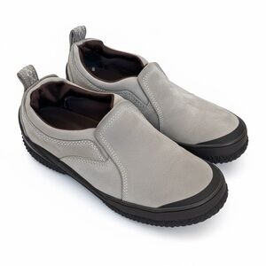 L.L. Bean Khaki Suede Slip On Shoes Comfort Casual Outdoor Travel Size 8